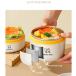 수능 시험 점심 보온 도시락 스테인리스 휴대용 도시락 상품 이미지 8